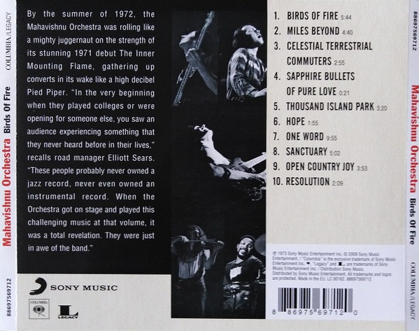 Mahavishnu Orchestra - Birds Of Fire | Columbia (88697569712) - 2 Mahavishnu Orchestra - Birds Of Fire | Columbia (88697569712) - 2
