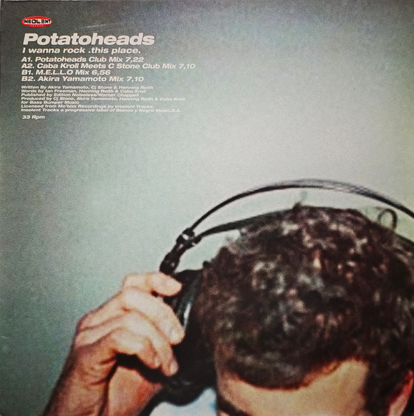 Potatoheads - I Wanna Rock (This Place) | Insolent Tracks (INSMX 245 N) - main Potatoheads - I Wanna Rock (This Place) | Insolent Tracks (INSMX 245 N) - main