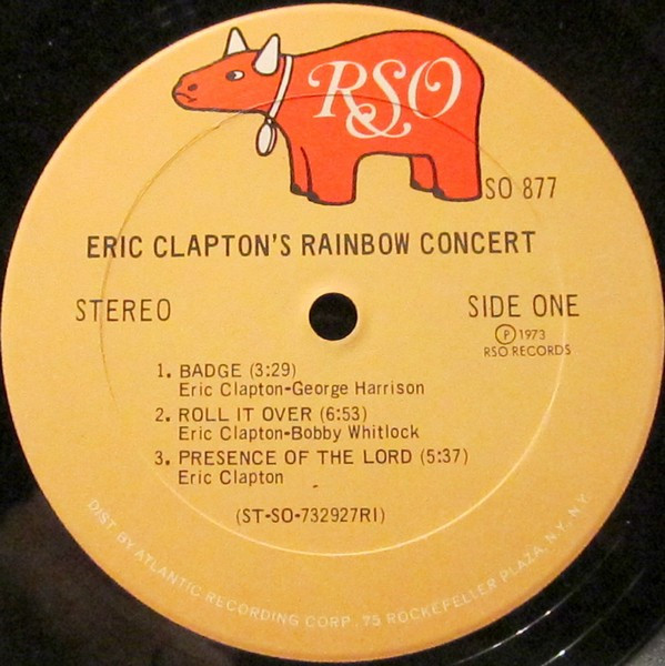 Eric Clapton - Eric Clapton's Rainbow Concert | RSO (SO 877) - 3 Eric Clapton - Eric Clapton's Rainbow Concert | RSO (SO 877) - 3