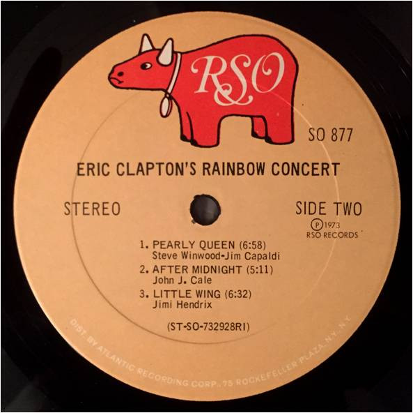 Eric Clapton - Eric Clapton's Rainbow Concert | RSO (SO 877) - 4 Eric Clapton - Eric Clapton's Rainbow Concert | RSO (SO 877) - 4