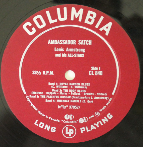 Louis Armstrong And His All-Stars - Ambassador Satch | Columbia (CL 840) - 3