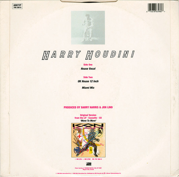 Kon Kan - Harry Houdini | Atlantic (A8872T) - 2 Kon Kan - Harry Houdini | Atlantic (A8872T) - 2