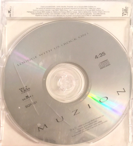 Muzion - Lounge With Us (Rock On) [CD] | Vik Recordings (BQP-101) - 3