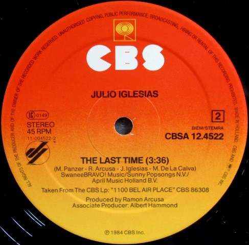 Diana Ross & Julio Iglesias - All Of You | CBS (CBS A 12.4522) - 3 Diana Ross & Julio Iglesias - All Of You | CBS (CBS A 12.4522) - 3