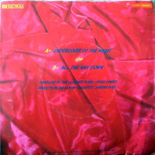 The Rolling Stones - Undercover Of The Night | Rolling Stones Records (1C 006 1654427) - 2