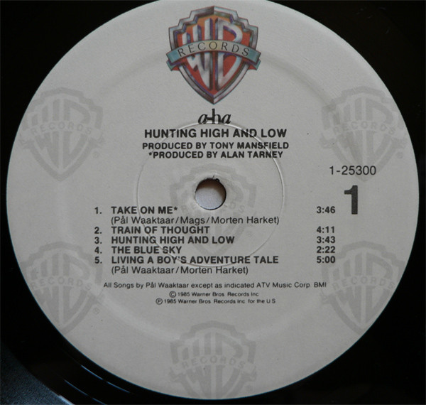 a-ha - Hunting High And Low | Warner Bros. Records (1-25300) - 3 a-ha - Hunting High And Low | Warner Bros. Records (1-25300) - 3
