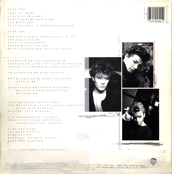 a-ha - Hunting High And Low | Warner Bros. Records (1-25300) - 2 a-ha - Hunting High And Low | Warner Bros. Records (1-25300) - 2