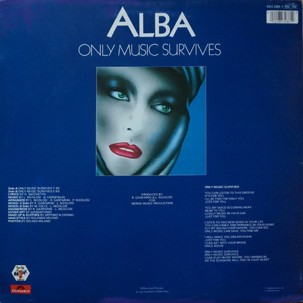 Alba - Only Music Survives | Baby Records (883 286-1) - 2