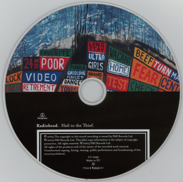 Radiohead - Hail To The Thief | Parlophone (7243 5 84543 2 1) - 3