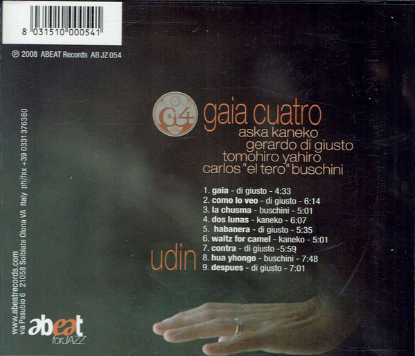 Gaia Cuatro - Udin | Abeat Records (AB JZ 054) - 2