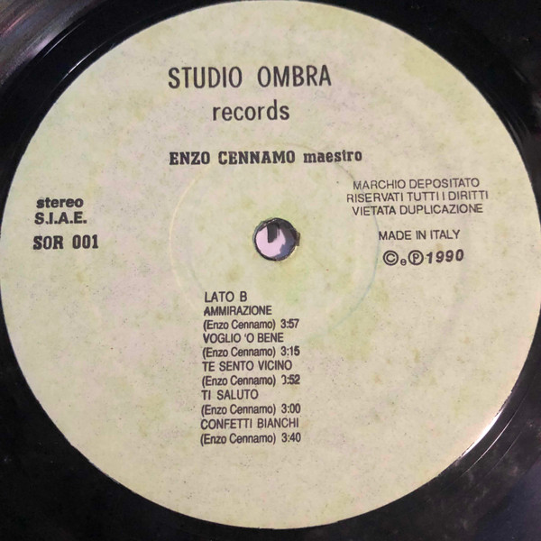 Vincenzo Cennamo - Maestro | Studiombra Records (SOR 001) - 3