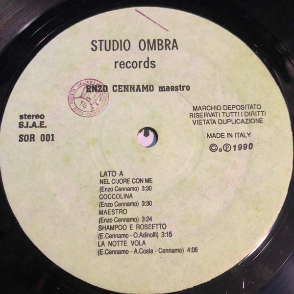 Vincenzo Cennamo - Maestro | Studiombra Records (SOR 001) - 4