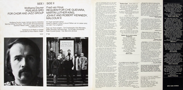 Fred Van Hove / Wolfgang Dauner - Requiem For Che Guevara / Psalmus Spei | MPS Records (15205 ST) - 3