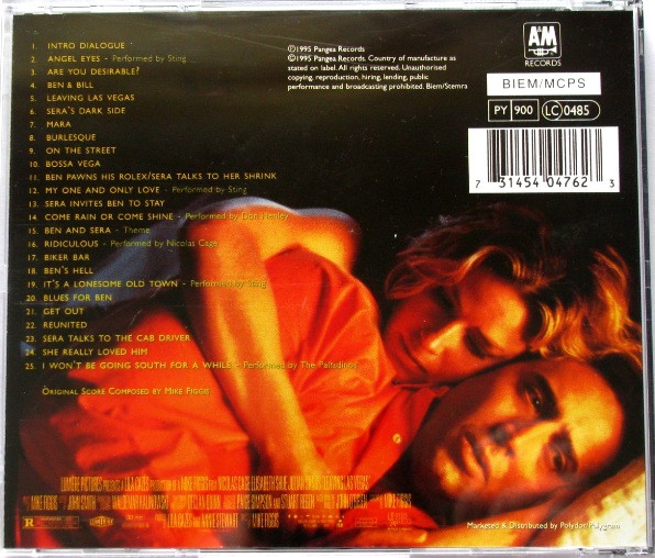 Mike Figgis - Leaving Las Vegas - Original Motion Picture Soundtrack | A&M Records (540 476-2) - 2 Mike Figgis - Leaving Las Vegas - Original Motion Picture Soundtrack | A&M Records (540 476-2) - 2