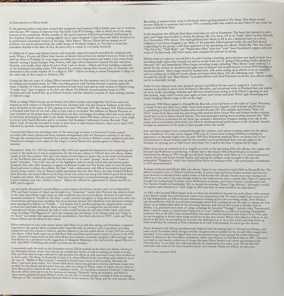 Elliott Smith - An Introduction To Elliott Smith - LP | Kill Rock Stars (KRS541) - 4