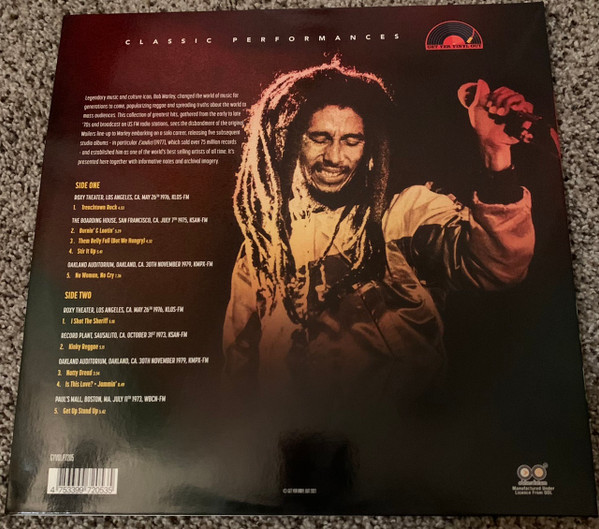 Bob Marley - Greatest Hits Live | Get Yer Vinyl Out (GYVOLP7205) - 2 Bob Marley - Greatest Hits Live | Get Yer Vinyl Out (GYVOLP7205) - 2