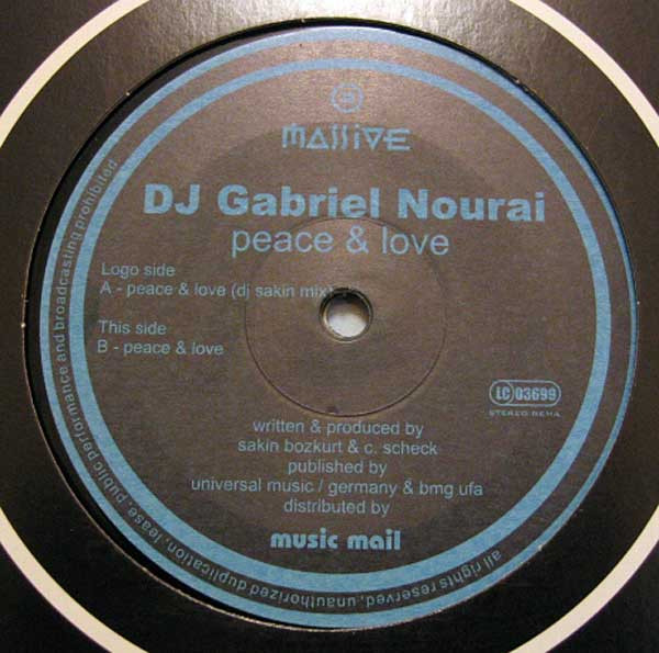 DJ Gabriel Nourai - Peace & Love | Massive Records (MAS 35)