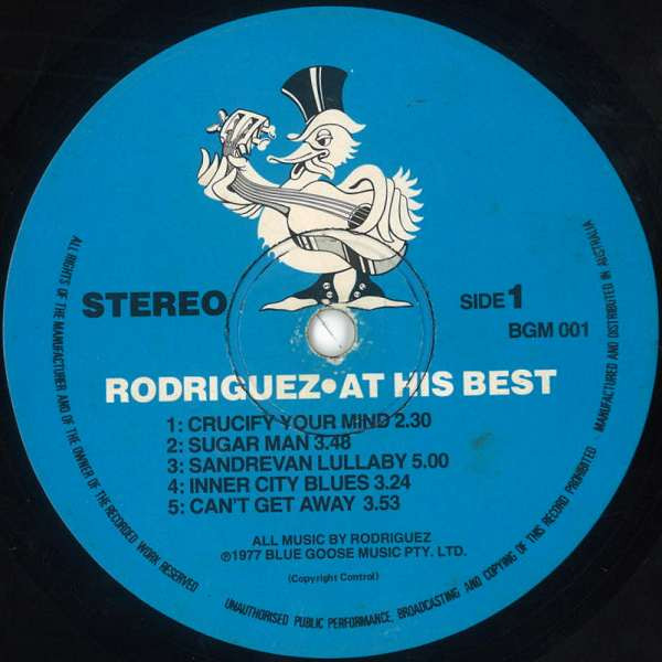 Sixto Rodriguez - At His Best | Blue Goose Music (BGM 001) - 3 Sixto Rodriguez - At His Best | Blue Goose Music (BGM 001) - 3