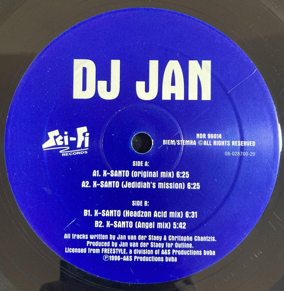 DJ Jan - X-Santo | Sci-Fi Records (NDR 96014) - main