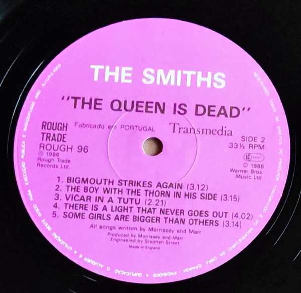 The Smiths - The Queen Is Dead | Rough Trade (ROUGH 96) - 4