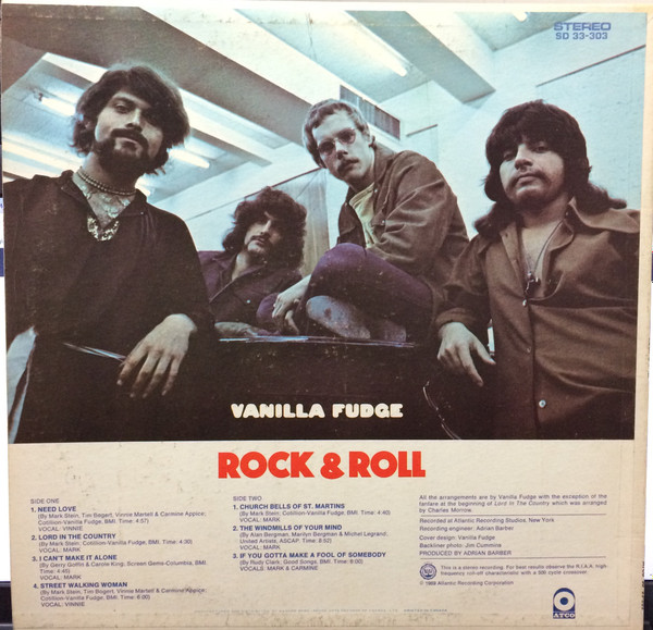 Vanilla Fudge - Rock & Roll [Vinyl] | ATCO Records (SD 33-303) - 2