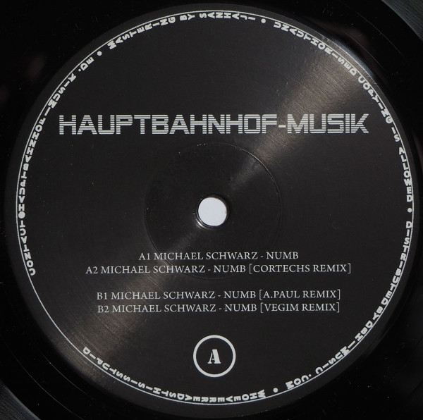 Michael Schwarz - Numb | Hauptbahnhof-Musik (HBF.007)