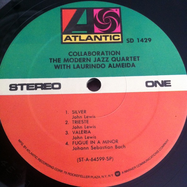 The Modern Jazz Quartet With Laurindo Almeida - Collaboration | Atlantic (SD 1429) - 3