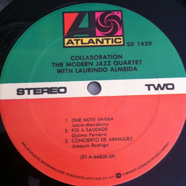The Modern Jazz Quartet With Laurindo Almeida - Collaboration | Atlantic (SD 1429) - 4
