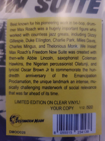 Max Roach - We Insist! Max Roach's Freedom Now Suite | Destination Moon (DMOO028) - 3