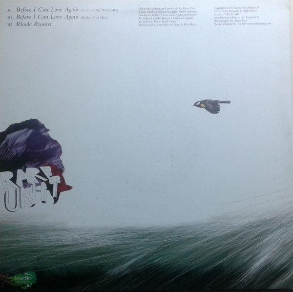 Rare Unit - Before I Can Love Again | Kwaito Recordings (KWAITO 003) - 2 Rare Unit - Before I Can Love Again | Kwaito Recordings (KWAITO 003) - 2