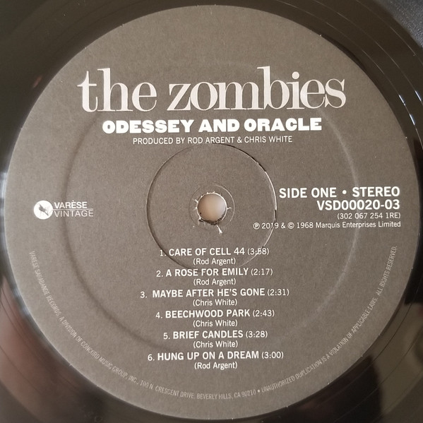 The Zombies - Odessey And Oracle | Varèse Vintage (VSD00020-03) - 3