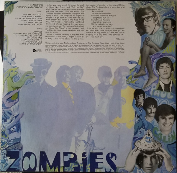 The Zombies - Odessey And Oracle | Varèse Vintage (VSD00020-03) - 2