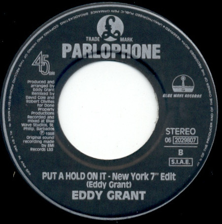 Eddy Grant - Put A Hold On It | Parlophone (06 2029807) - 4
