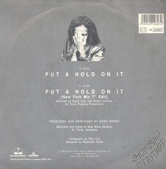 Eddy Grant - Put A Hold On It | Parlophone (06 2029807) - 2