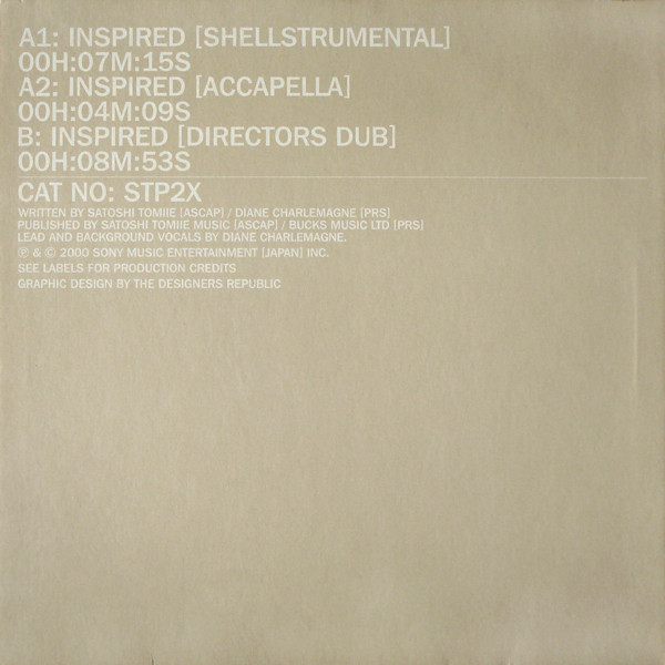 Satoshi Tomiie Featuring Diane Charlemagne - Inspired | Not On Label (STP2X) - 2