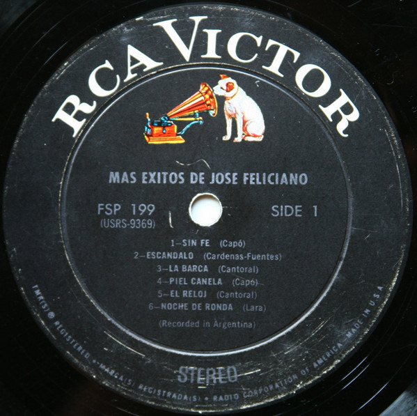 José Feliciano - Más Éxitos De José Feliciano | RCA Victor International (FSP-199) - 3