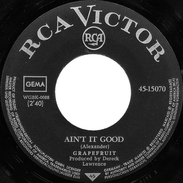 Grapefruit - C'mon Marianne | RCA Victor (45-15070) - 4