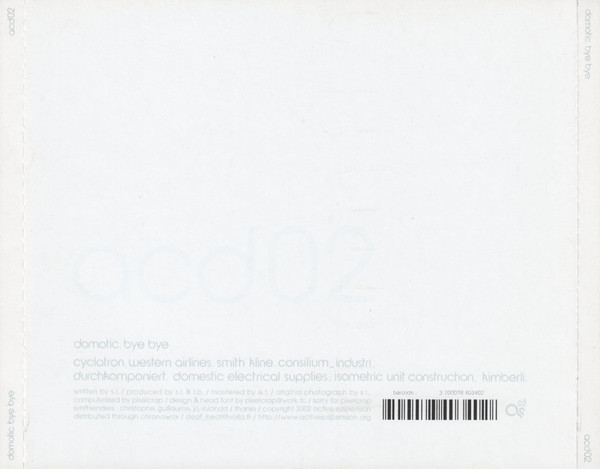 Domotic - Bye Bye | Active Suspension (acd02) - 2