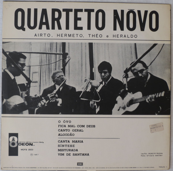 Quarteto Novo - Quarteto Novo | EMI (789630-1) - 2