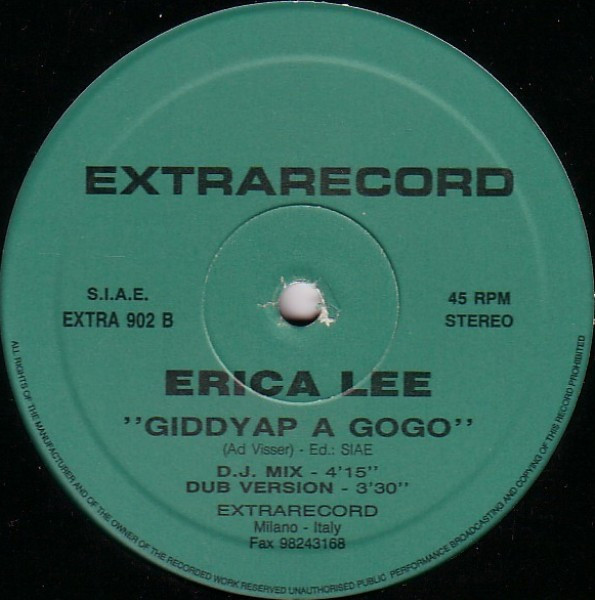 Erica Lee - Giddyap A Go Go | Extrarecord (EXTRA 902)
