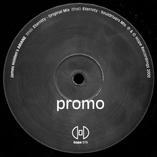 Ariane - Eternity | Hope Recordings (hope 019) - main