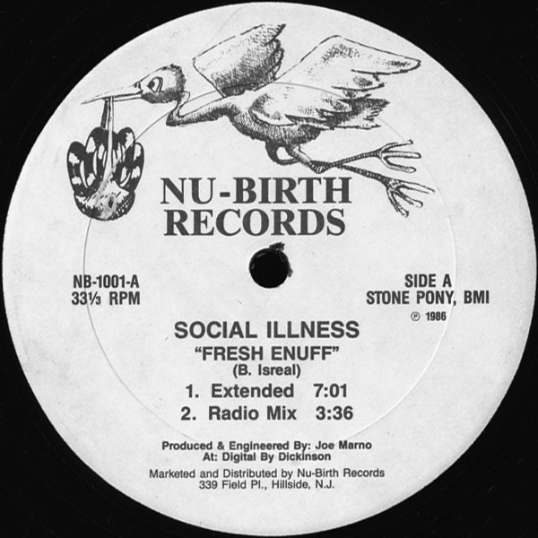 Social Illness - Fresh Enuff | Nu-Birth Records (NB-1001) - main Social Illness - Fresh Enuff | Nu-Birth Records (NB-1001) - main