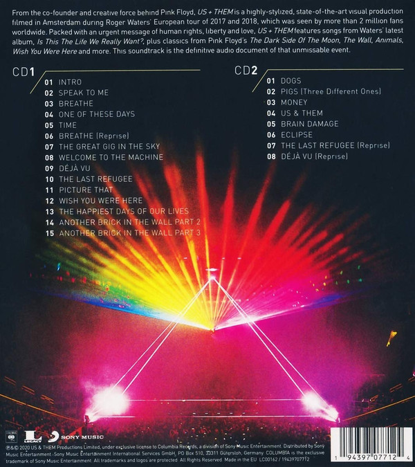 Roger Waters - Us + Them | Columbia (19439707712) - 2
