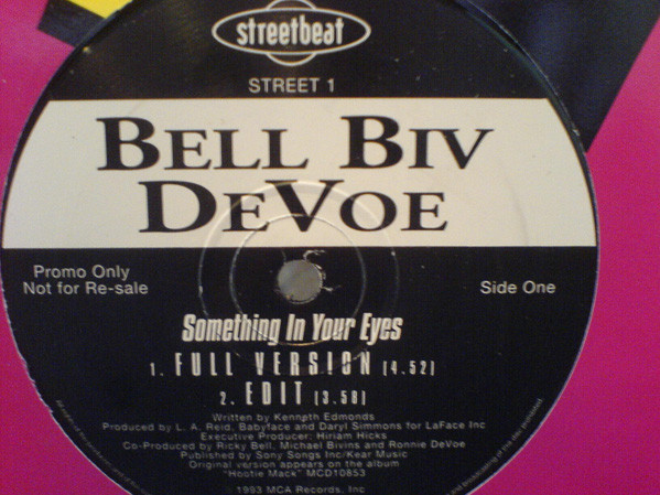 Bell Biv DeVoe / II D Extreme - Something In Your Eyes / Cry No More | Streetbeat (STREET 1) - 2
