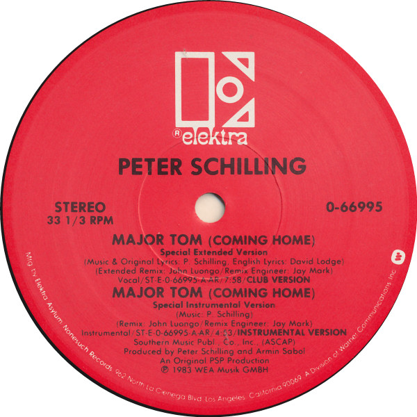 Peter Schilling - Major Tom (Coming Home) | Elektra (0-66995) - 4 Peter Schilling - Major Tom (Coming Home) | Elektra (0-66995) - 4