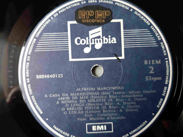 Alfredo Marceneiro - The Fabulous Marceneiro | Columbia (8E 048 40125) - 4