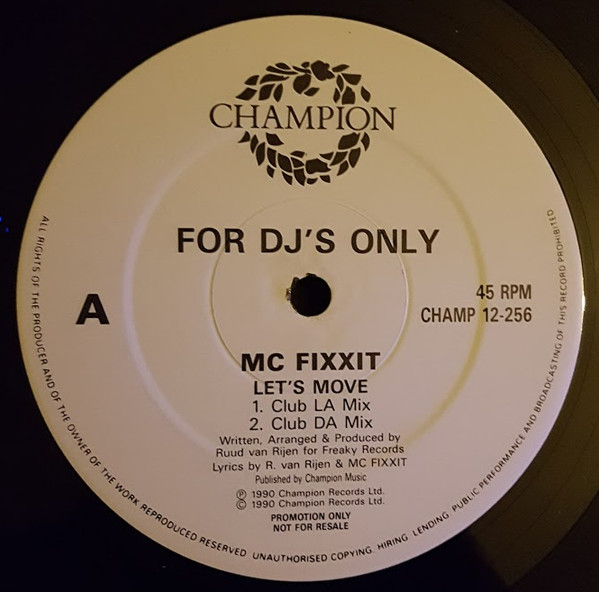 MC Fixx It - Let's Move | Champion (CHAMP 12-256) - main