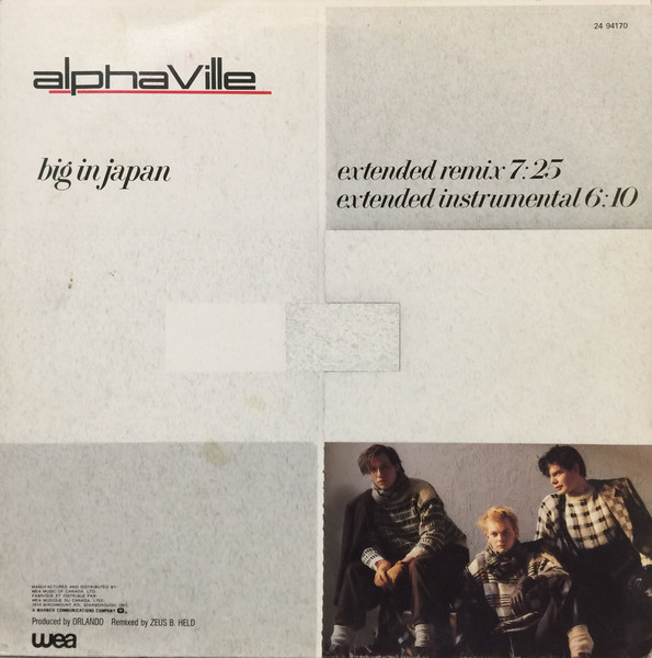Alphaville - Big In Japan | WEA (24 94170) - 2
