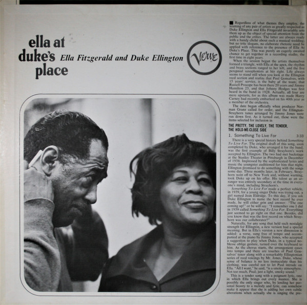 Ella Fitzgerald And Duke Ellington - Ella At Duke's Place | Verve Records (V6-4070) - 2 Ella Fitzgerald And Duke Ellington - Ella At Duke's Place | Verve Records (V6-4070) - 2