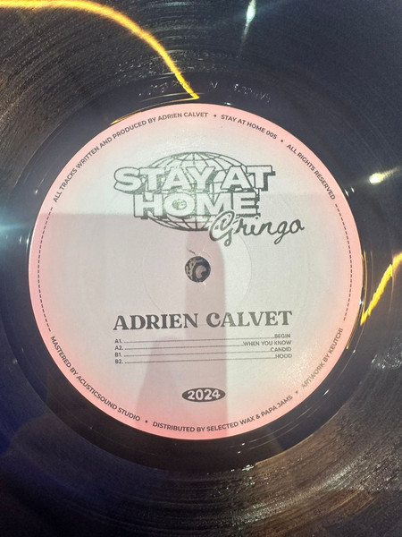 Adrien Calvet - Stay At Home Gringo | Stay At Home (SAH005) - 4 Adrien Calvet - Stay At Home Gringo | Stay At Home (SAH005) - 4